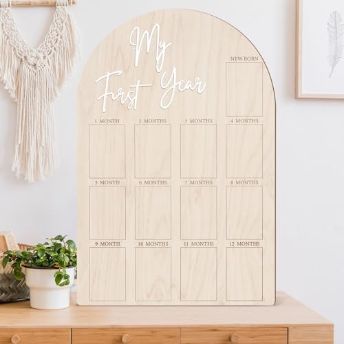 Bosctanuc 33 x 22 Inch My First Year Photo Frame