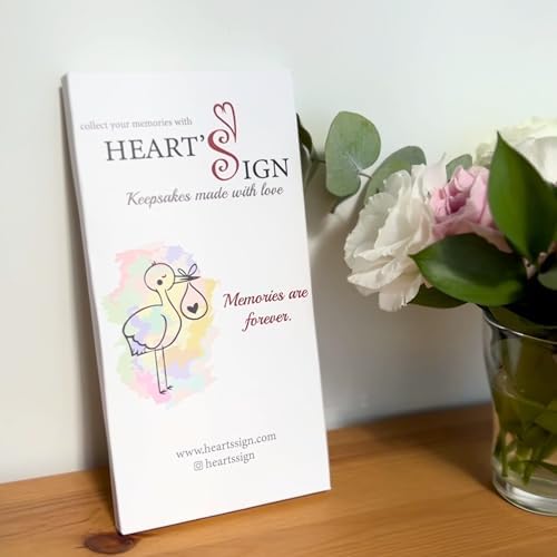 Hearts Sign Baby Ultrasound Photo Frame - Brown 1