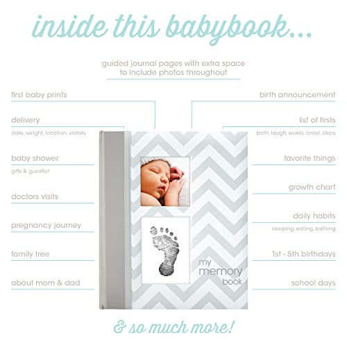 Pearhead Ultimate Baby Keepsake Bundle - Memory Book Handprint Kit