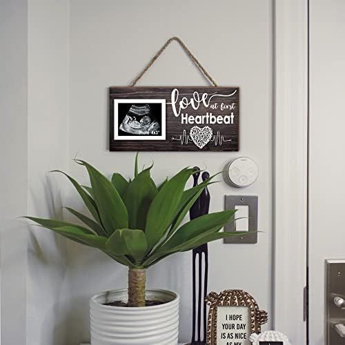 Yudarte Pregnancy Ultrasound Frame - 4x3 Inches Baby Keepsake Decor