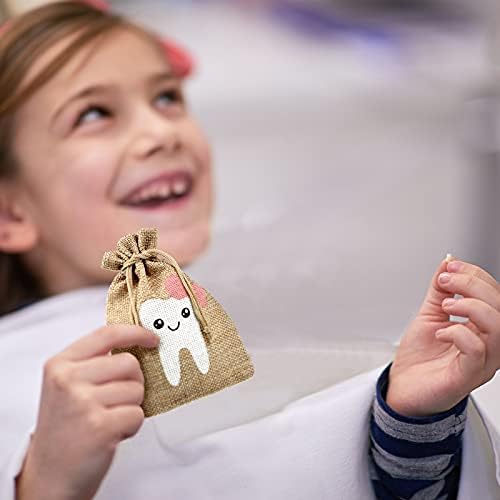 Shappy Pink Tooth Fairy Bag with Drawstring