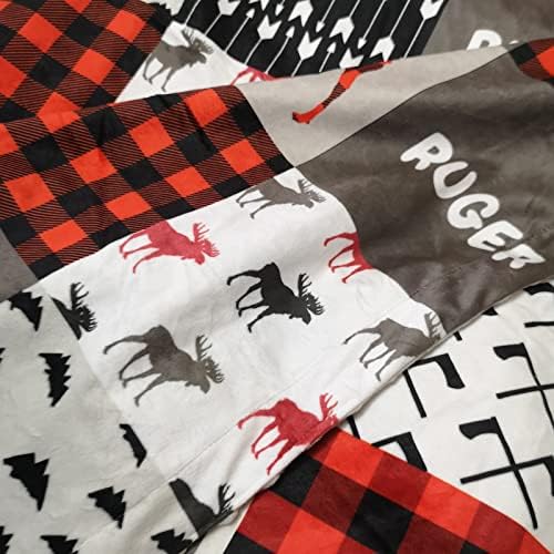 Munific Woodland Deer Personalized Baby Blanket 1
