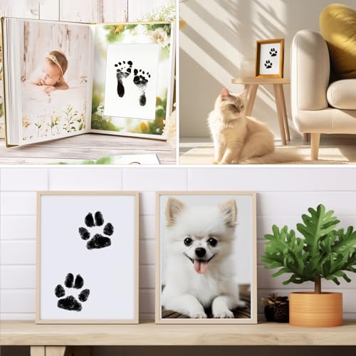 PChero 6x4 Inkless Handprint Footprint Kit for Keepsakes