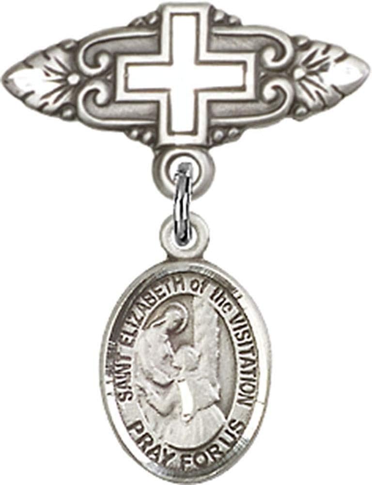 Jewels Obsession Baby Badge with St Elizabeth Charm