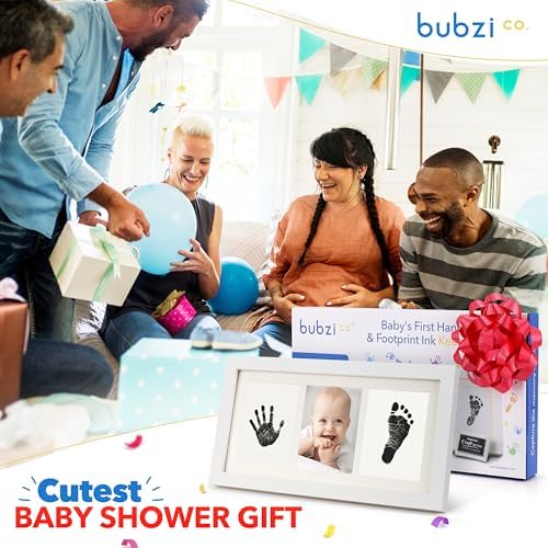 Bubzi Co Baby Handprint Footprint Kit for Newborns 1