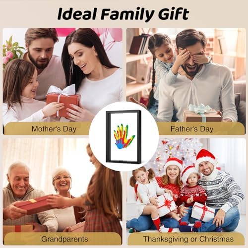 Family Handprint Kit with 6 Non-Toxic Paints 1