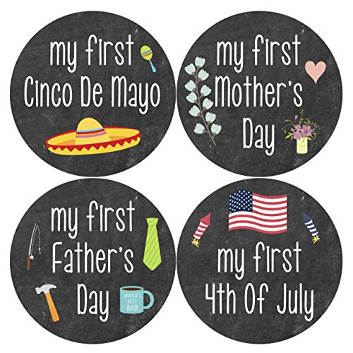 Months In Motion My First Holiday Baby Stickers