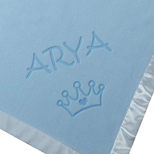Custom Catch Personalized Princess Baby Blanket - Girl Name Gift