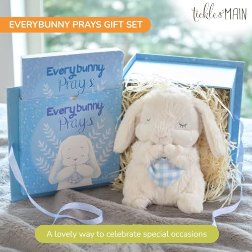Tickle Main Praying Musical Bunny - Baptism Gift for Boys