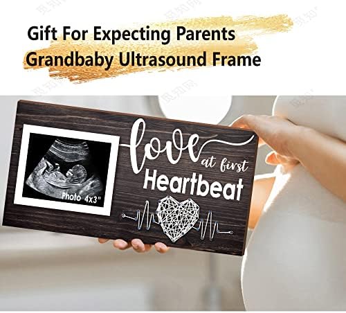 Yudarte Pregnancy Ultrasound Frame - 4x3 Inches Baby Keepsake Decor