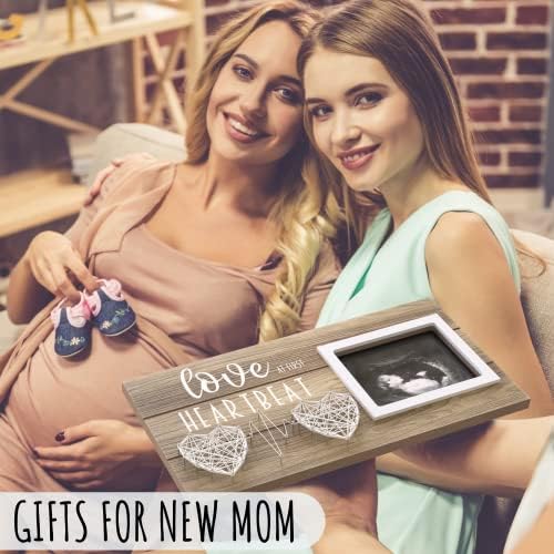 EURSET Baby Ultrasound Picture Frame - Keepsake Gift for Pregnancy Announcements