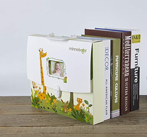Baby Document Organizer with 9 Folders and Custom Label