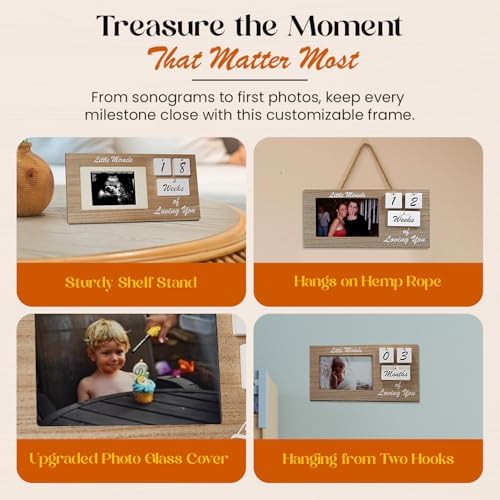 YelloIris Brown Ultrasound Keepsake Frame