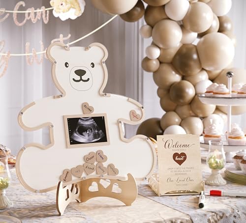 Real Bossy Baby Teddy Bear Guest Book Frame
