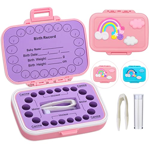 Caffox Baby Teeth Keepsake Box with Tweezers