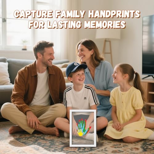VidwanHome Family Handprint Kit - DIY Keepsake Frame 1