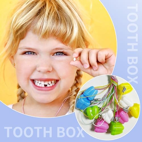 10 Pieces Plastic Baby Teeth Keepsake Box Set