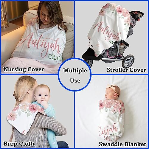 Arteaga Personalized Baby Blanket for Girls 1
