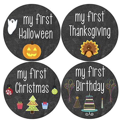 Months In Motion My First Holiday Baby Stickers
