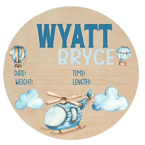 Personalized Birth Stat Sign for Baby Boy