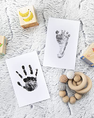 Pearhead Newborn Baby Ink Pad Kit - Mess-Free Safe
