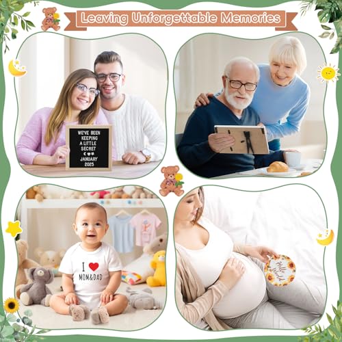OFUSUY 11 Pcs Pregnancy Announcement Set 1