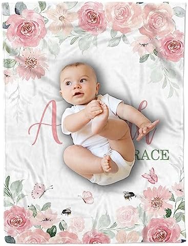 Arteaga Personalized Baby Blanket for Girls 1
