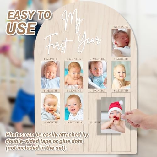 Bosctanuc 33 x 22 Inch My First Year Photo Frame