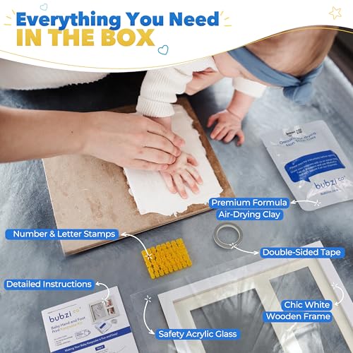Bubzi Co Baby Keepsake Frame Kit