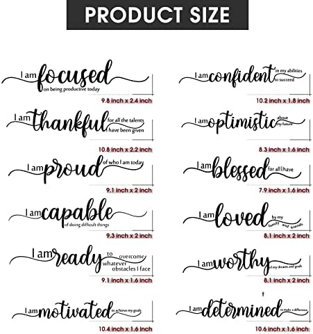 Epakh 2 Sheet Positive Inspirational Wall Decals