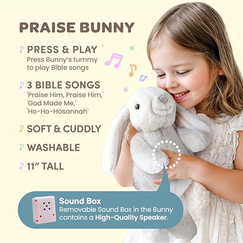 HELLO 2 KIDS Praise Bunny Christening Gift Set
