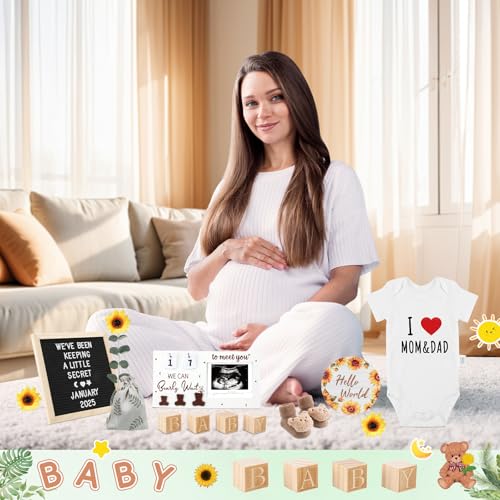 OFUSUY 11 Pcs Pregnancy Announcement Set 1