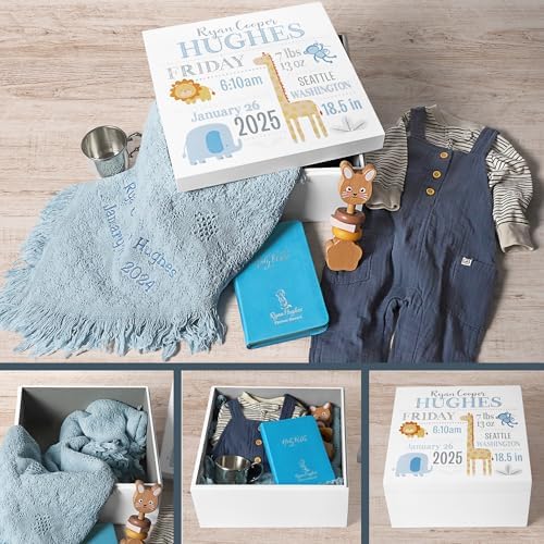 Lets Make Memories Personalized Keepsake Box for Boys