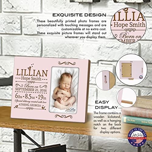 LifeSong Milestones New Baby Birth Announcement Frame