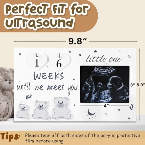OurWarm Ultrasound Frame with Baby Countdown
