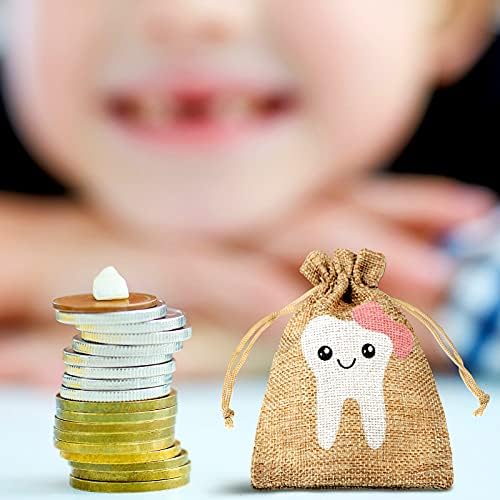 Shappy Pink Tooth Fairy Bag with Drawstring