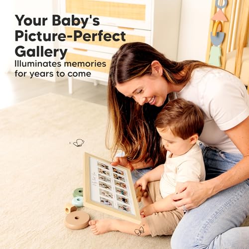 KeaBabies Nova 12-Month Photo Frame for Baby