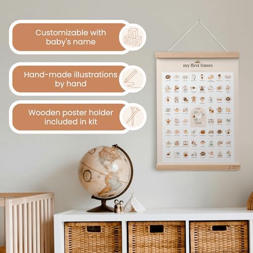 My First Times Poster - 16x24 Inches Baby Keepsake