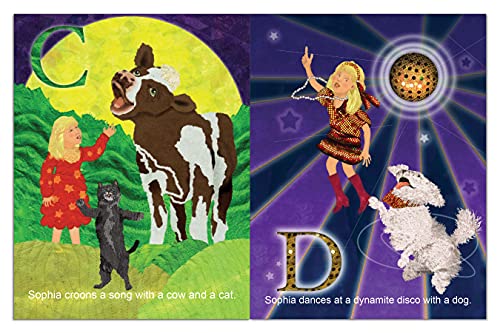 Personalized Childrens ABC Book with Name Hair Color