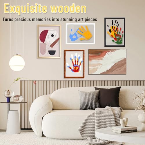 Family Handprint Kit - 6 Colors DIY Keepsake Frame