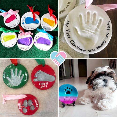 Luna Bean Hand Footprint Kit - Safe Keepsake Ornament