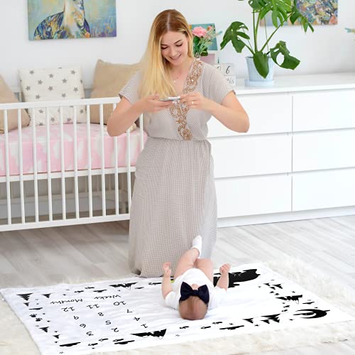 Bear Baby Blanket with Felt Frame 50x40 Gender-Neutral