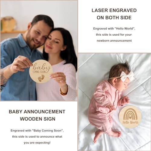Blinking Stars Pregnancy Announcement Set 1