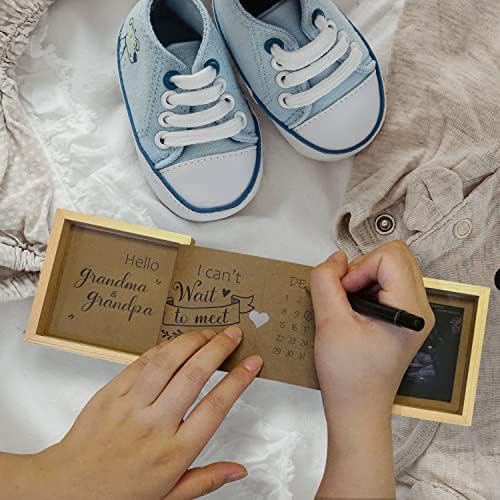 Hamuiers Pregnancy Announcement Wooden Keepsake Box