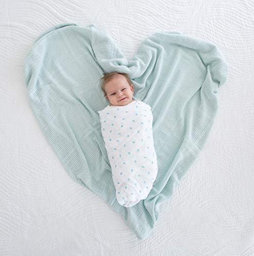 Amazing Baby Soft Blue Cellular Blanket