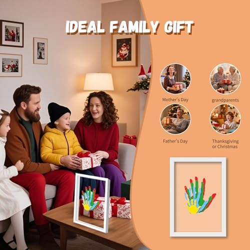 VidwanHome Family Handprint Kit - DIY Keepsake Frame 1