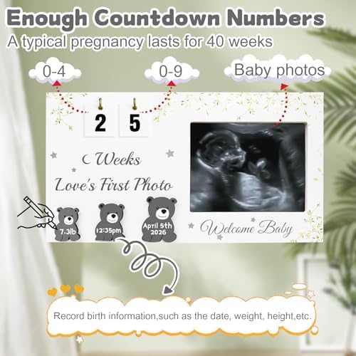 YinEpand Ultrasound Frame with Countdown and Plant Prints