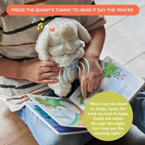 Tickle Main Praying Musical Bunny - Baptism Gift for Boys