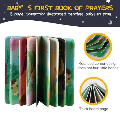 Baptism Gift Set for Boy with Plush Bunny Lets Pray Book