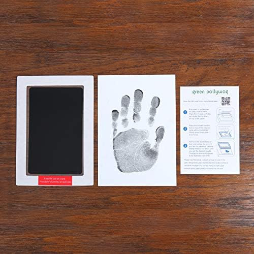 Green Pollywog Baby Sonogram Frame with Inkless Pad
